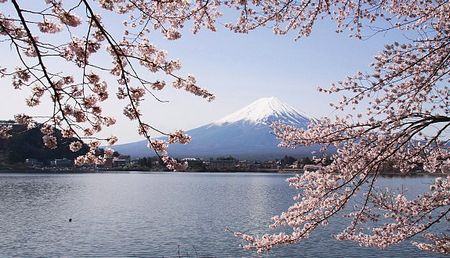 Monte Fuji na Primavera