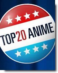 top 20 animes mais poupares do Japão