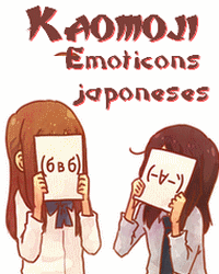 Kaomoji, emoticons japoneses