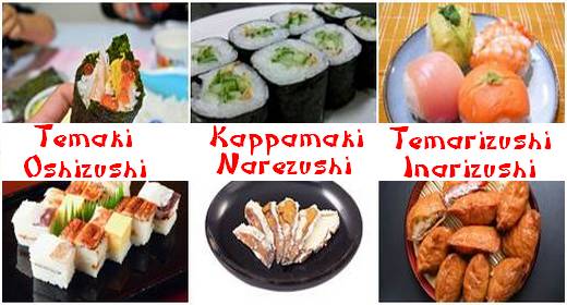 tipos de sushis