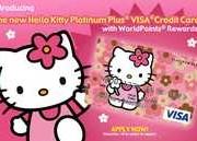 Cartão de crédito Hello Kitty