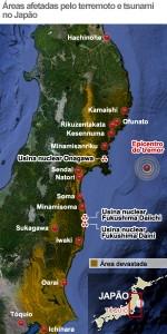 terremoto e tsunami no Japão