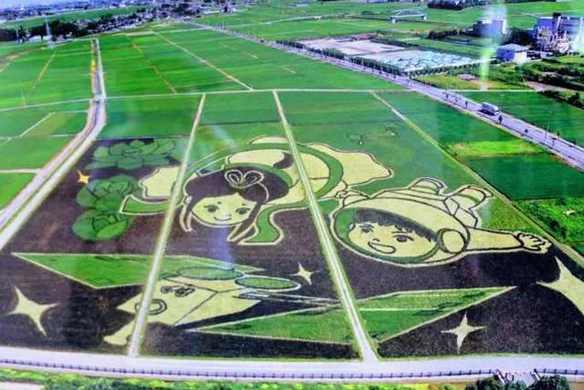 Tanbo art de Gyoda em Saitama 2015