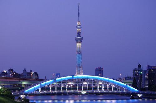 Tokyo Sky Tree e Ponte Eitai