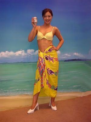 Garotas propagandas de cerveja no Japão Shiho Harada Kirin Beer 2000