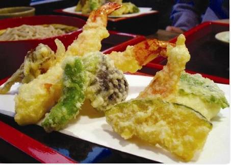 Comida Popular no Japão Tempura