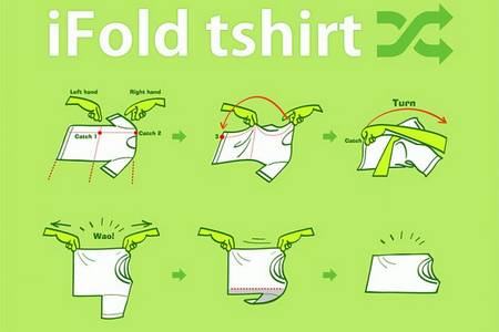 Como dobrar suas roupas com o método japonês