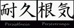 Kanji de resistência, persistência
