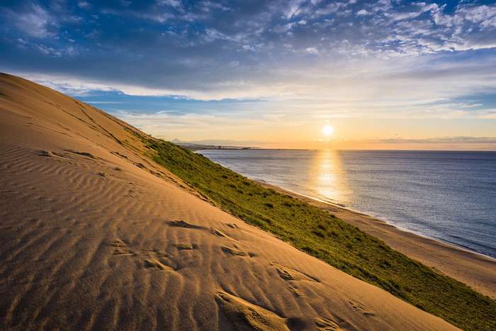 As dunas de Tottori 