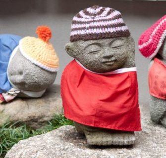 Jizo estátuas