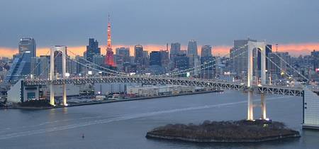 Rainbow Bridge and Tokyo Tower