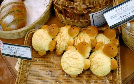 Pães criativos no Japão