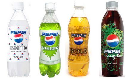 Pepsi de sabores exóticos no Japão
