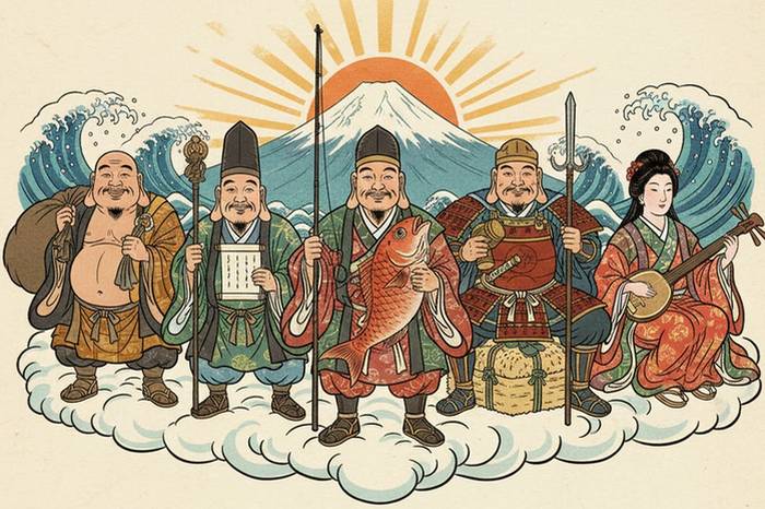 Shichifukujin - Os 7 deuses da sorte no Ano Novo japonês