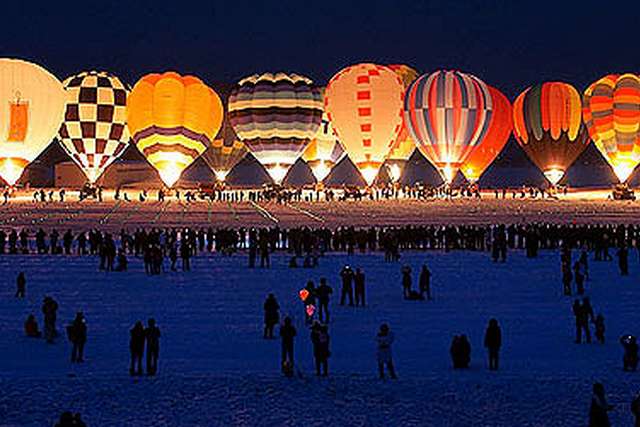Festival de Balão em Ojiya, Niigata