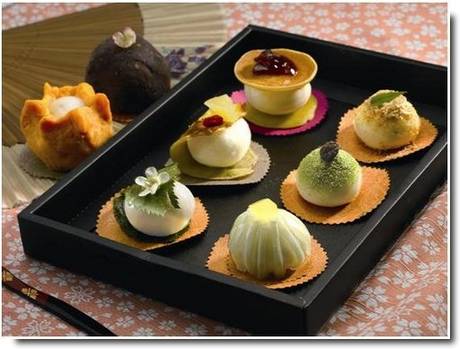 wagashi doces refinados no Japão