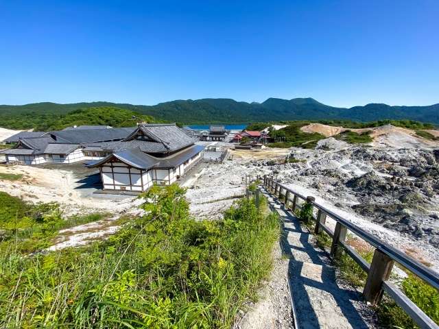 Monte Osore, um dos locais mais sagrados do Japão