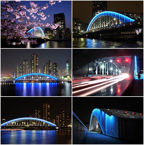 Ponte Eitai Rio Sumida Fotos