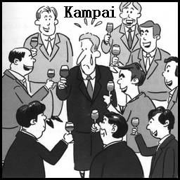 Gestos japoneses - Kampai - Tim Tim