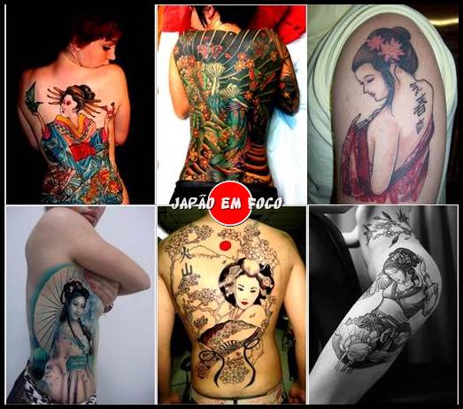 Sugestões de Tatuagens de Gueixas