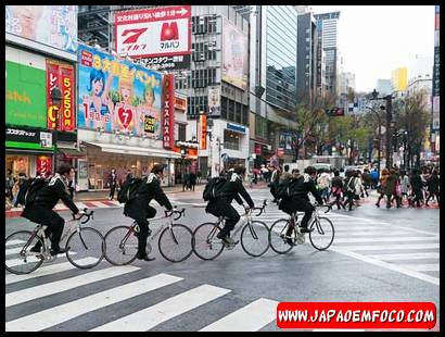 Bicicleta no Japão