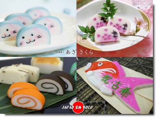 Comida Japonesa Naruto Kamaboko Prato Cinza fotos, imagens de