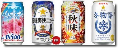 Cervejas sazonais japonesas