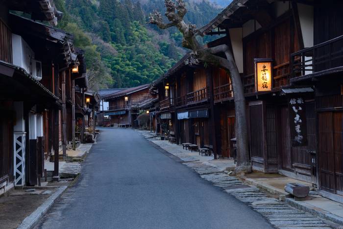 Tsumago. Kiso, Nagano