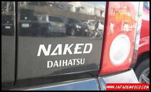 Carros japoneses com nomes estranhos - Daihatsu Naked (Pelado em Inglês)