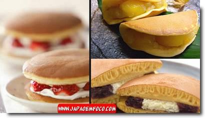 Dorayaki recheios