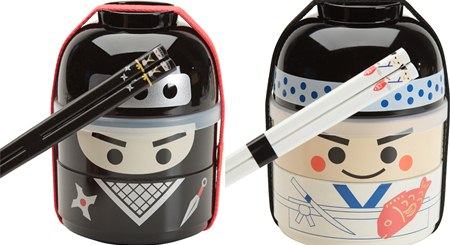 Kokeshi Bento box Ninja boy