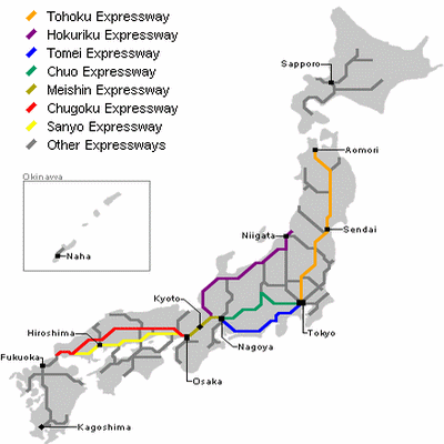 Rodovias Expressas no Japão