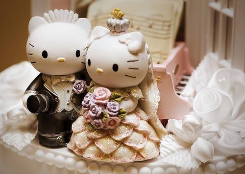 Bolo de Casamento da Hello Kitty