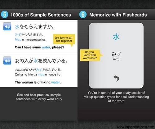 Learn Japanese Wordpower para android e iphone