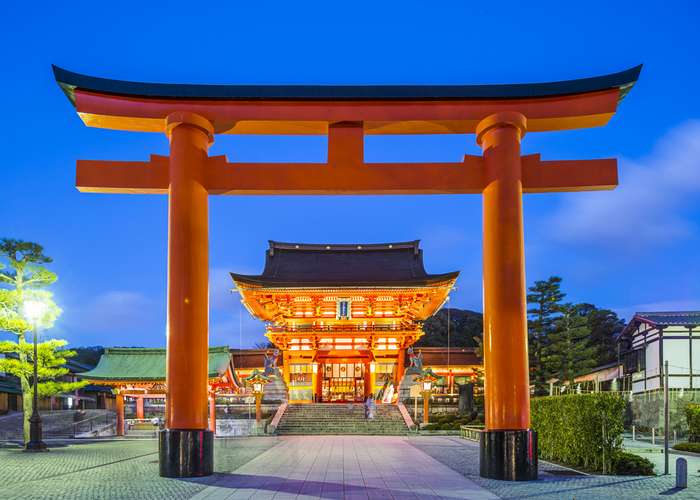 Santuário Xintoísta Fushimi Inari Taisha, em Kyoto