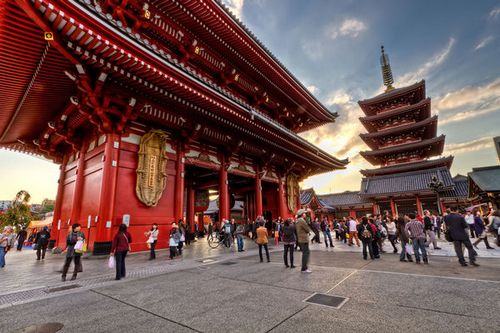 Templo Budista Sensoji, em Tóquio