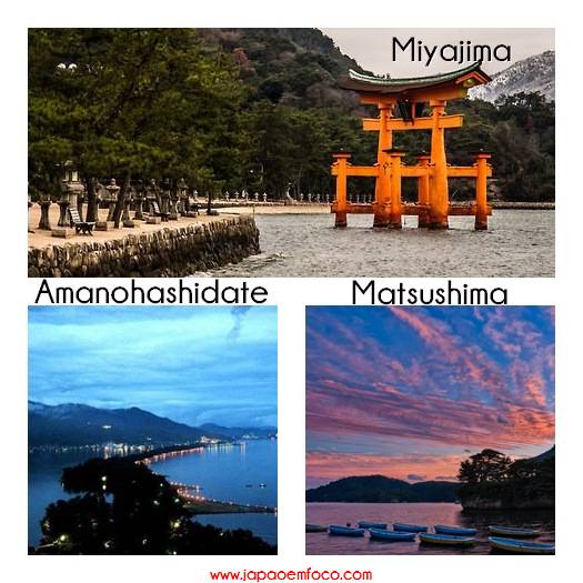 Top 3 vistas mais bonitas do Japão