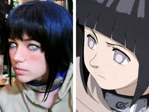 Hinata Hyuga (Naruto) cosplay