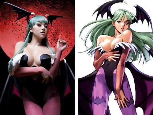 Morrigan Aensland (Darkstalkers) cosplay