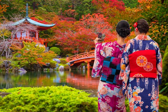 Outono, Templo Daigo-ji, Kyoto 