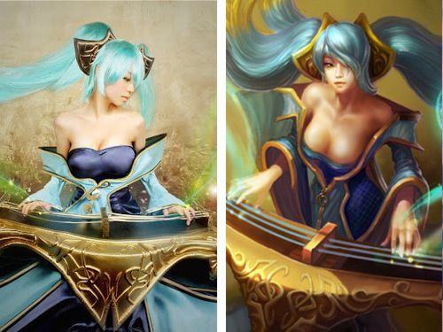 Sona (League of Legends) cosplay