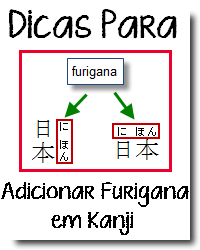 Dicas para ler e escrever Kanji com Furigana