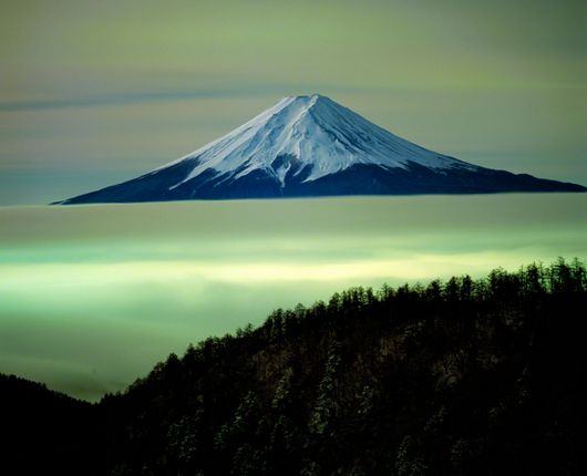Monte Fuji através das lentes de Oyama Yukio 7