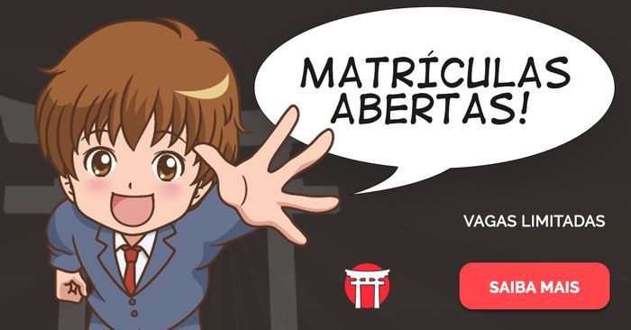 Matrículas abertas Programa Japonês Online