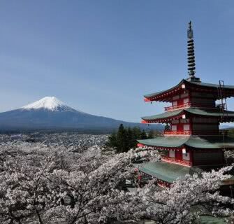 Melhores locais para observar o Monte Fuji