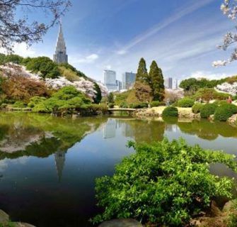 Jardins tradicionais de Tóquio
