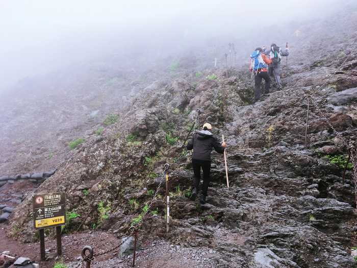 Escalar o Monte Fuji 