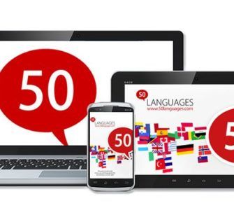 Aprenda japonês com o app 50 Languages