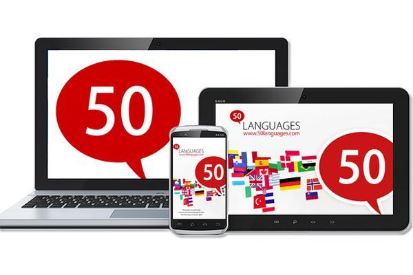 Aprenda japonês com o app 50 Languages