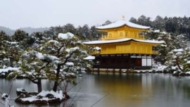 Kinkaku-ji: Cenários de Neve para Conhecer no Japão